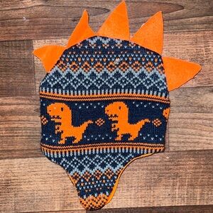 Orange and Gray Kids Hat